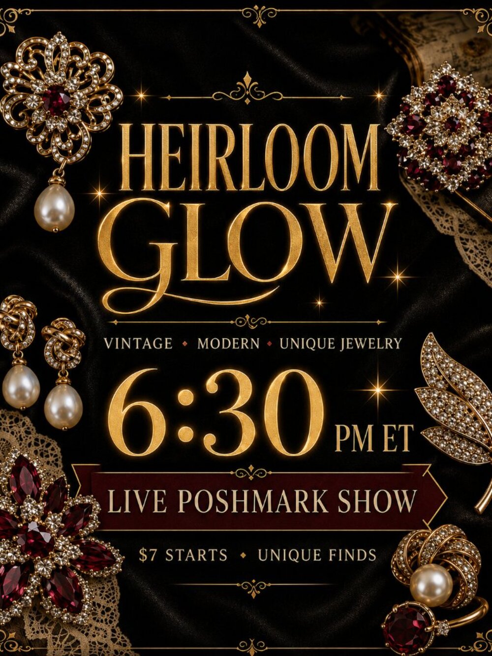 ✨Vintage & Modern Jewelry Live | $7 Starts + Unique Finds💎 Wed & Sat 6:30PM EST